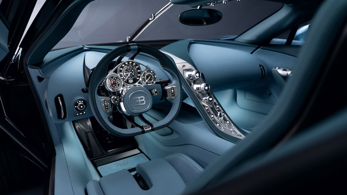 Bugatti Tourbillon interior
