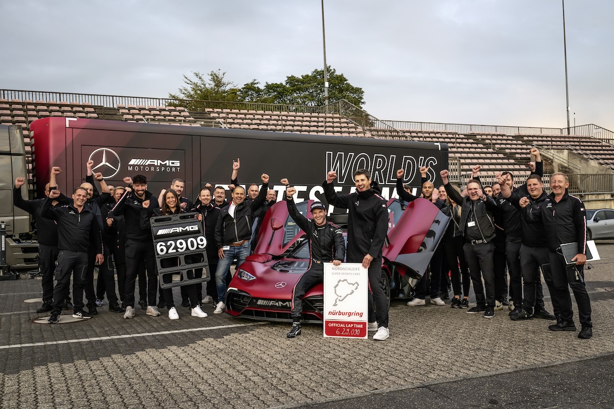 Mercedes-AMG ONE bate o seu pro?prio recorde em Nurburgring