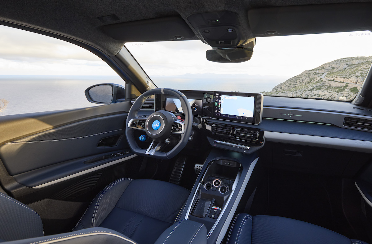Alpine A290 interior