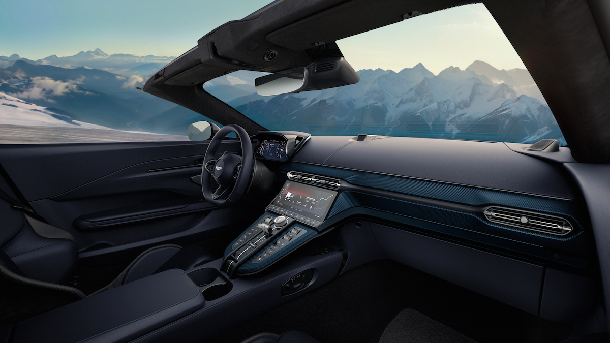 Aston Martin Vantage Roadster interior