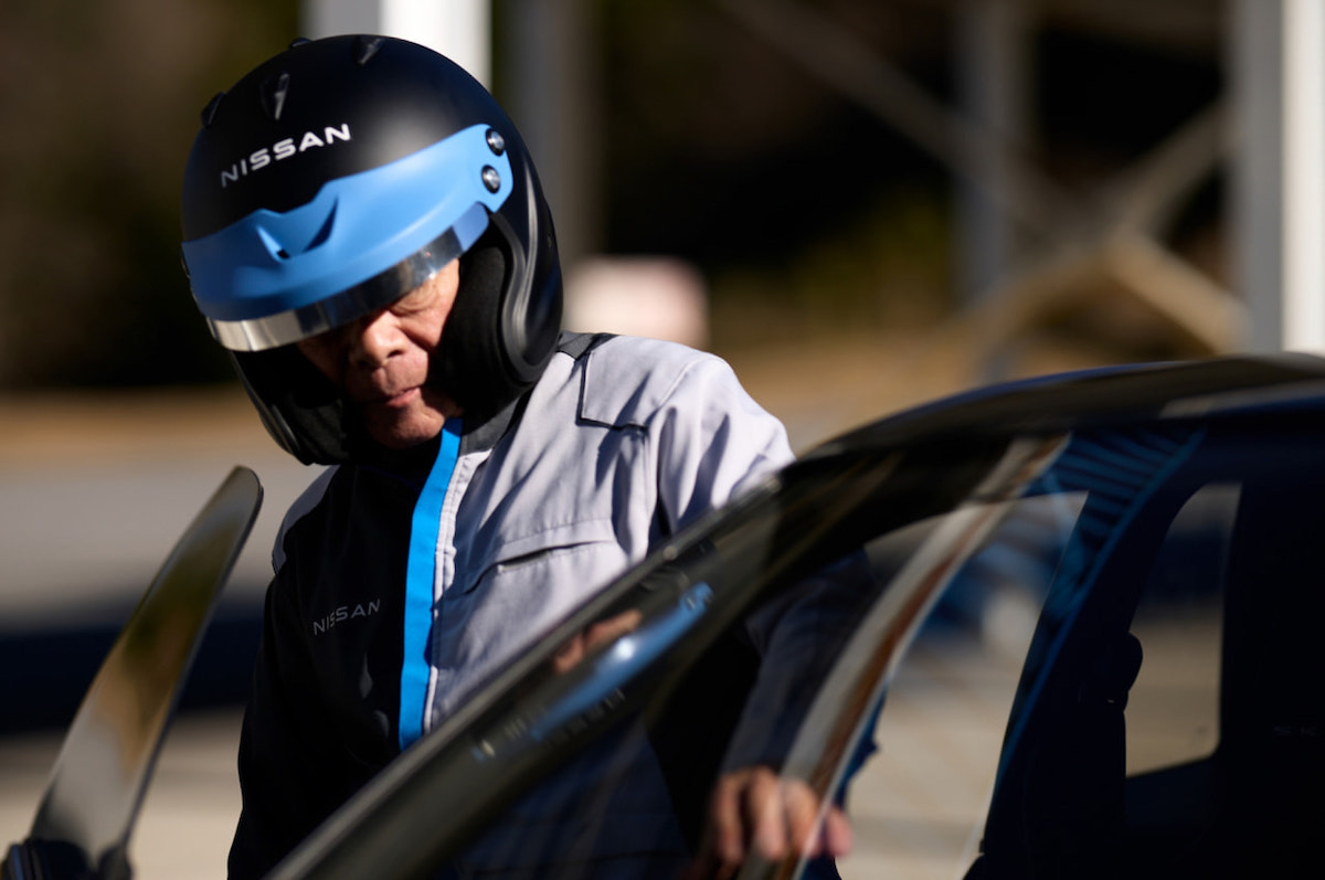 Nissan R32 EV test drive