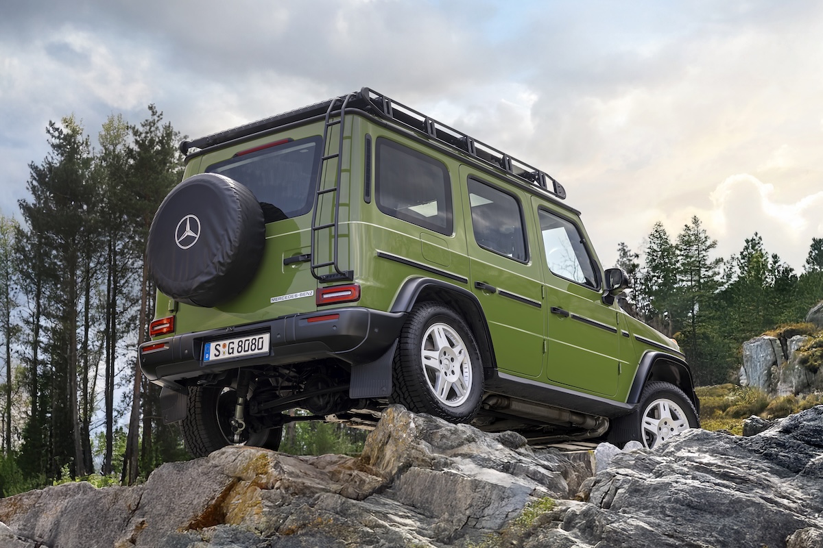 Mercedes G 580 ele?trico verde