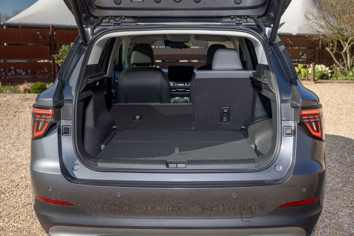MG S5 EV porta-bagagens
