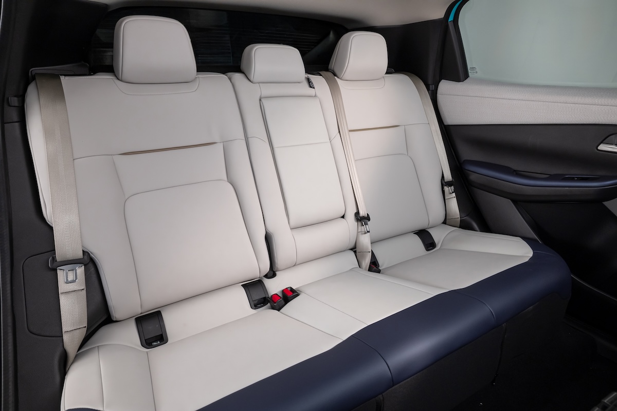 Novo Nissan Leaf espaço traseiro