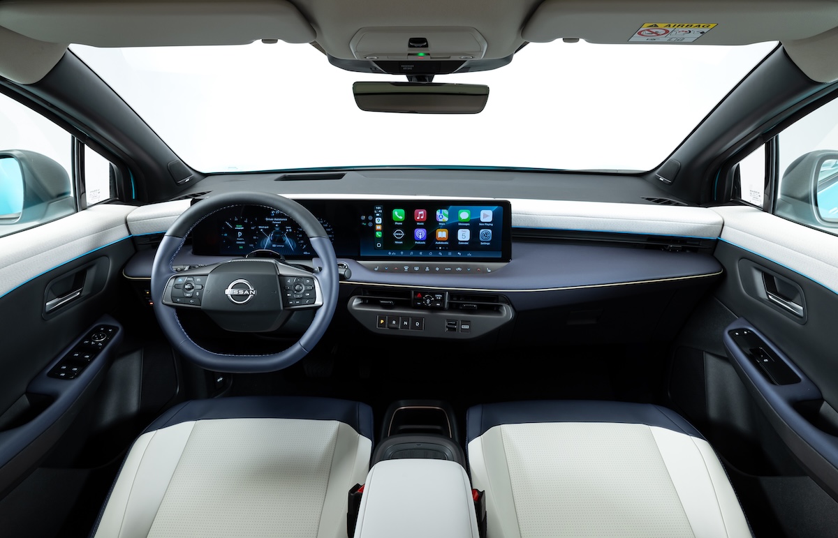 Novo Nissan Leaf interior