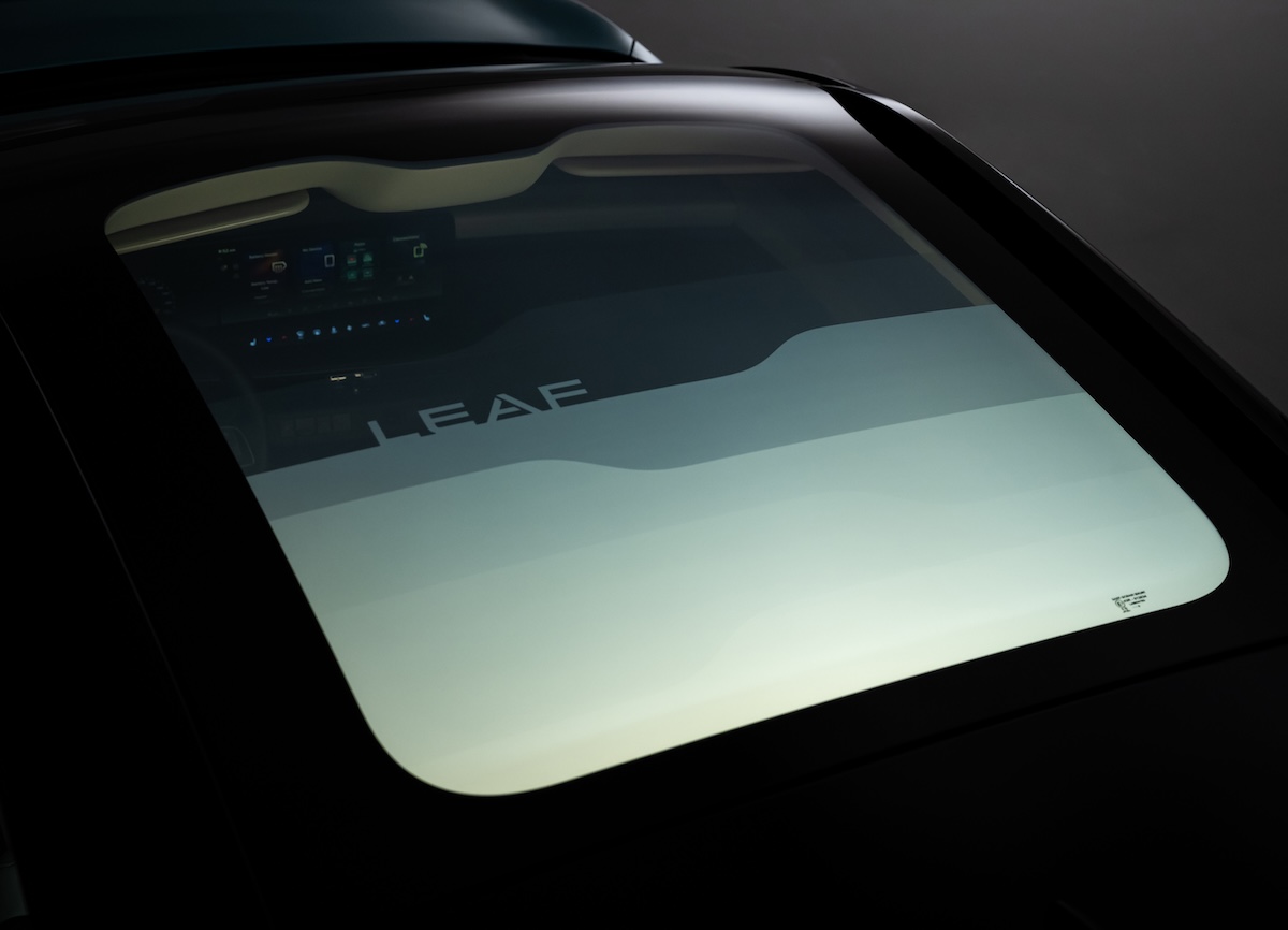 Novo Nissan Leaf tejadilho