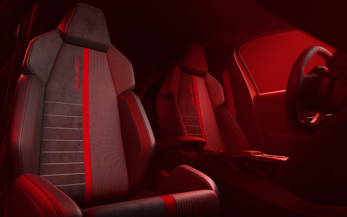 Peugeot E208 GTi interior design