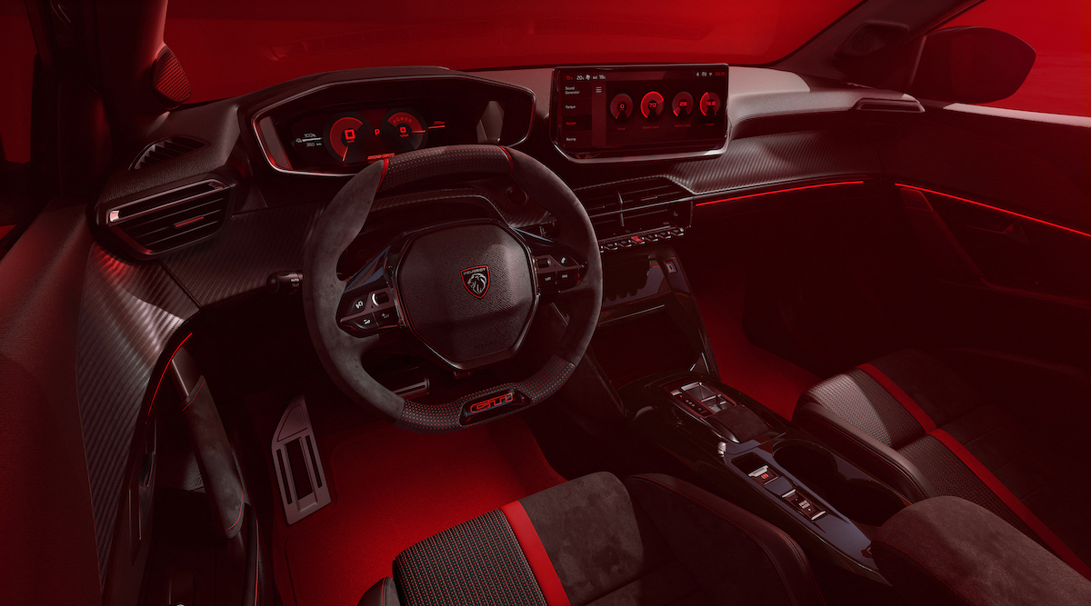 Peugeot E208 GTi interior