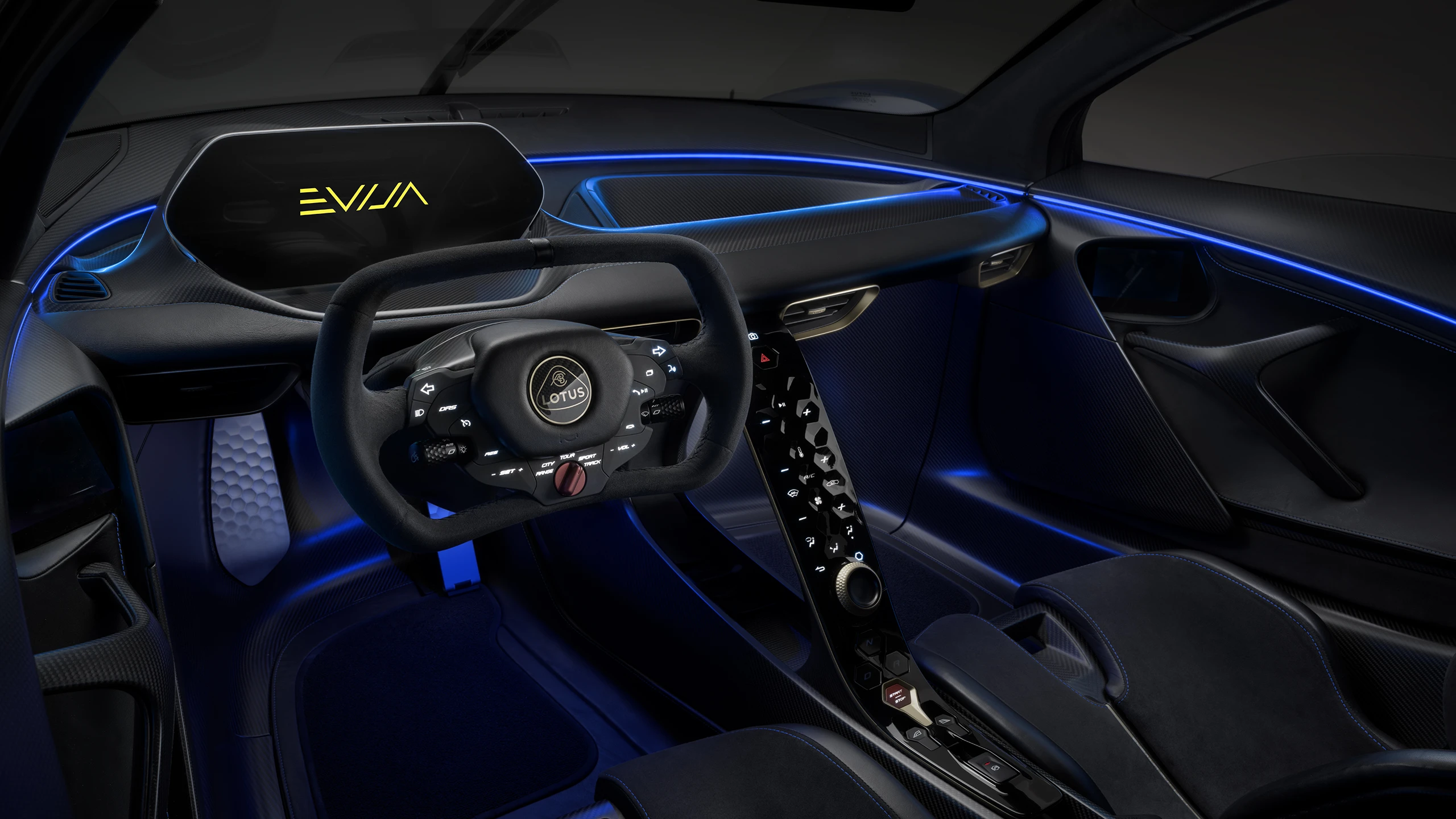 Lotus Evija interior