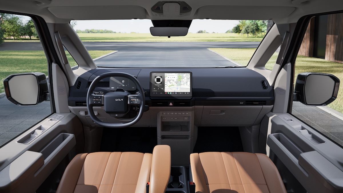 Novo Kia PV5 interior