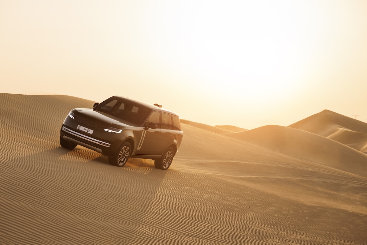 Range Rover Electric areia