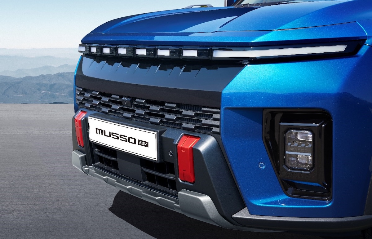 KGM Musso EV pick-up frente