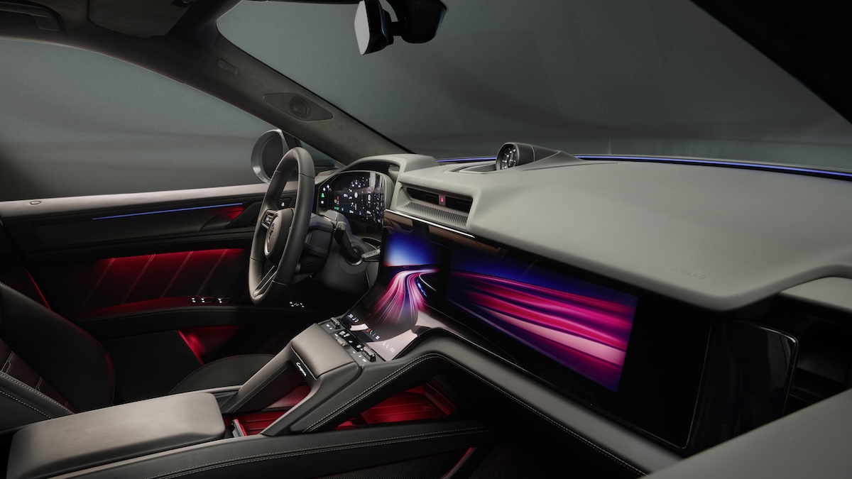 Novo Porsche Cayenne elétrico interior