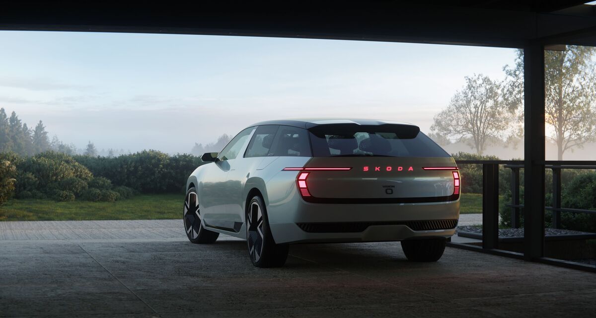 Škoda Vision O traseira