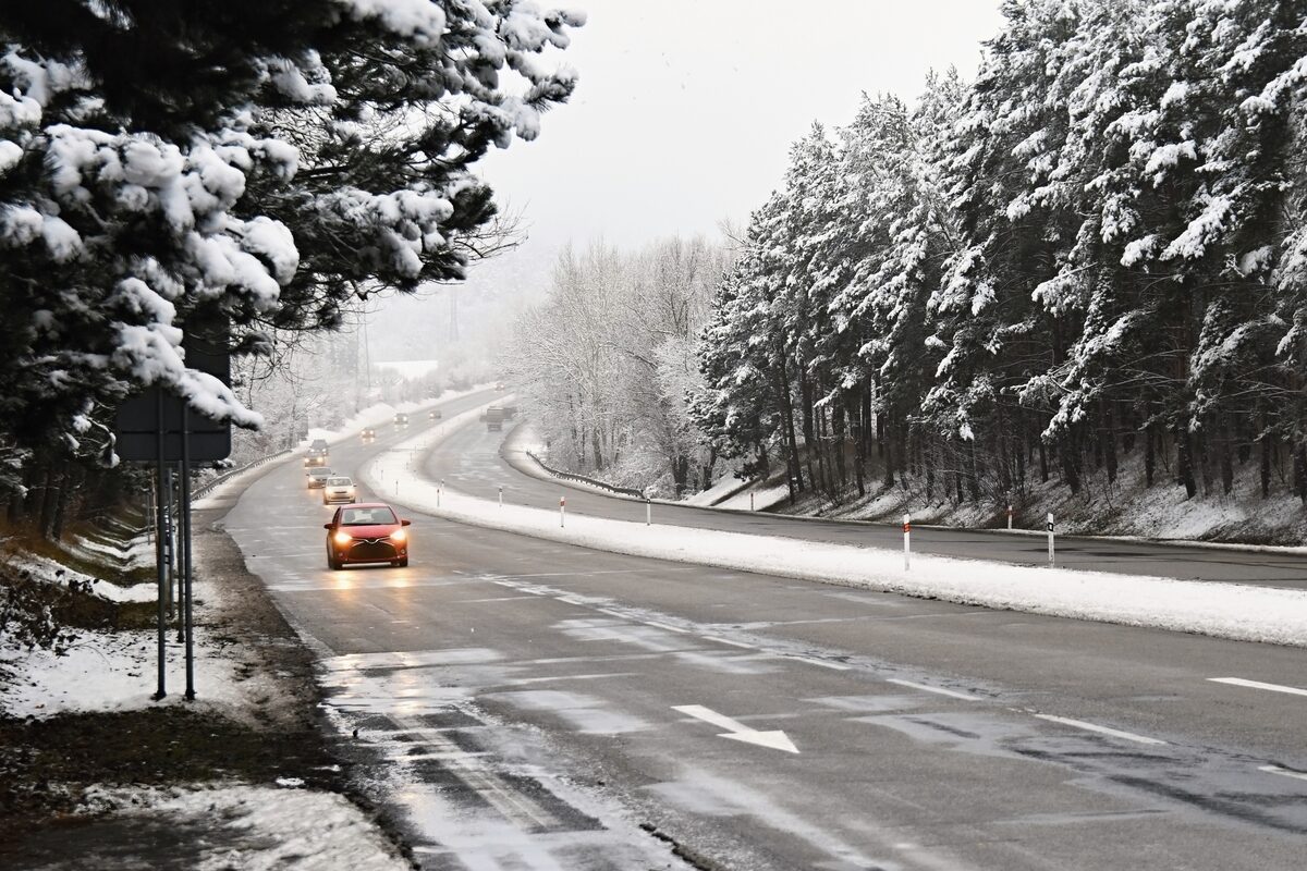 Conduzir com gelo e neve