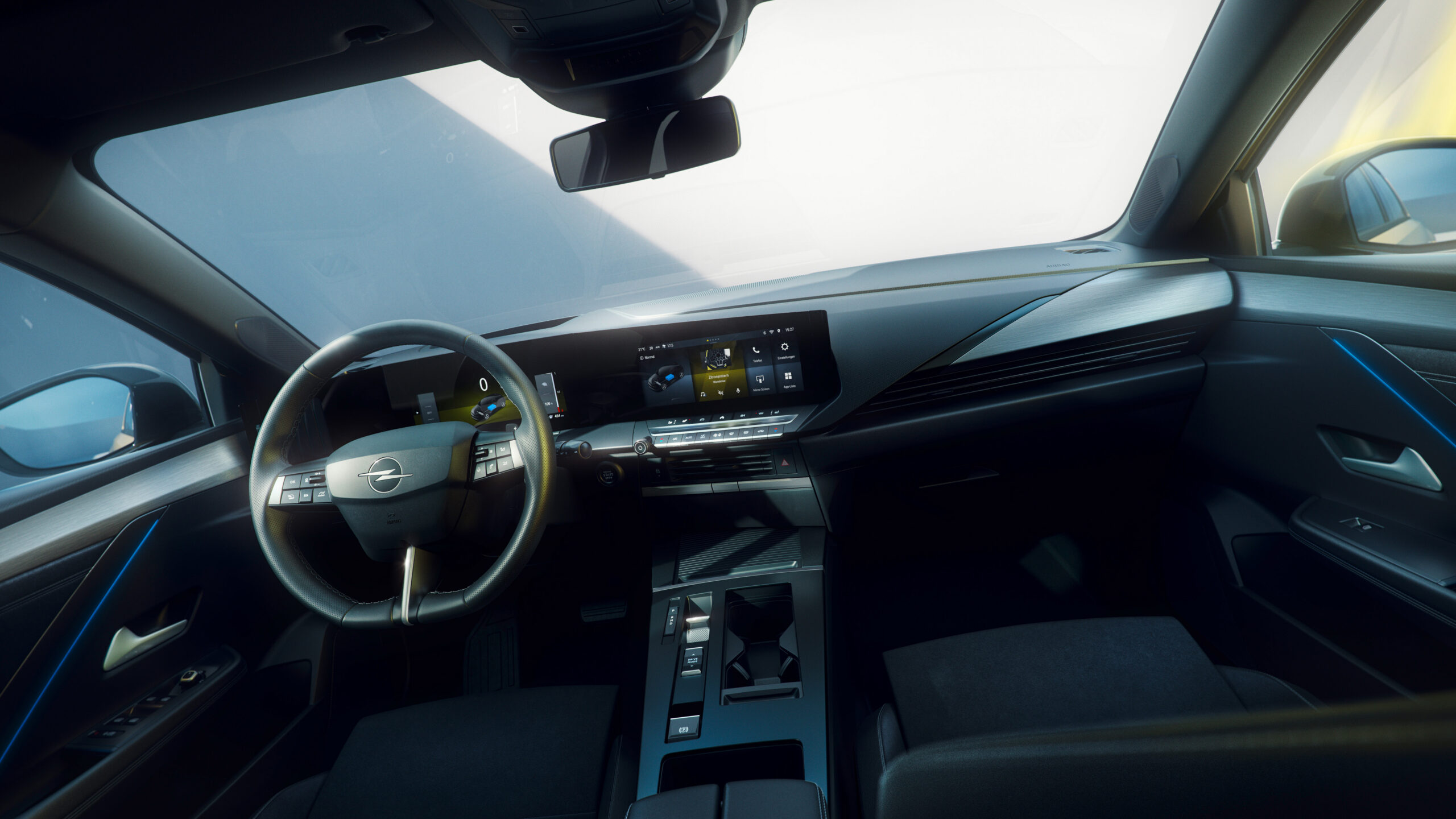 Novo opel astra interior