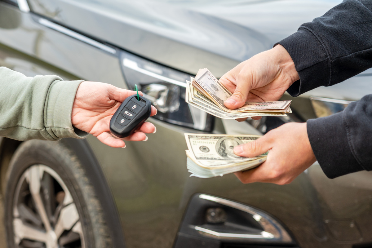pagamento na venda de carro em nome da empresa