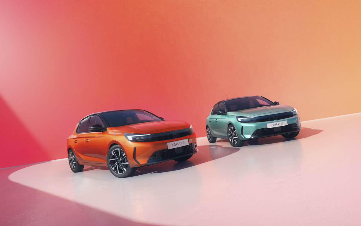 Opel Corsa YES em laranja coral e verde eucalipto destaca edição especial