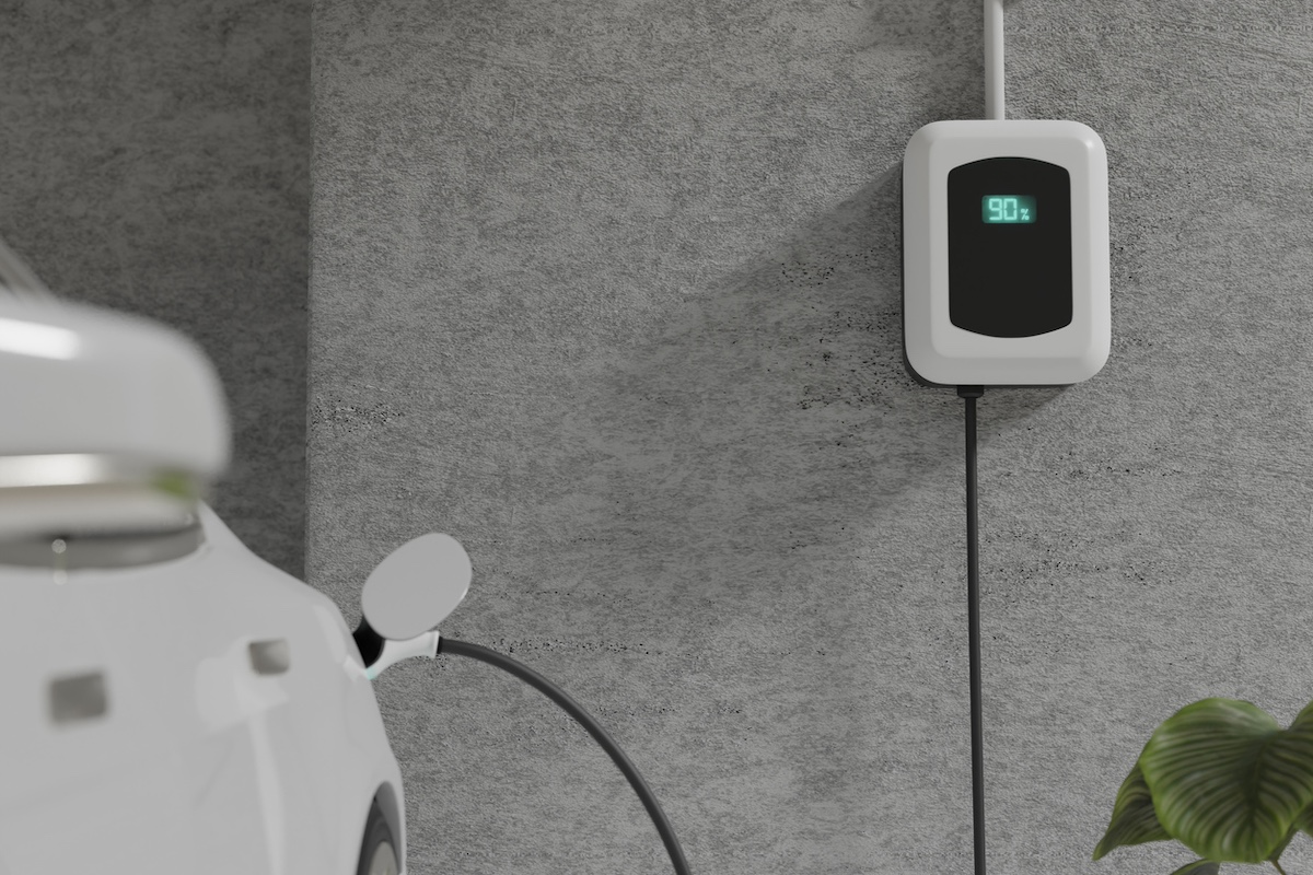 Ponto de carregamento individual para carro elétrico em casa