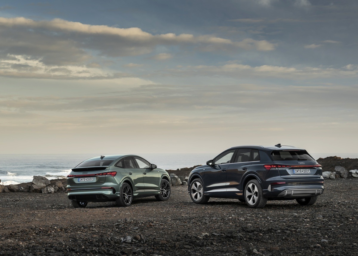 Audi Q4 e-tron e Q4 Sportback e-tron, versões elétricas da gama com autonomia reforçadan