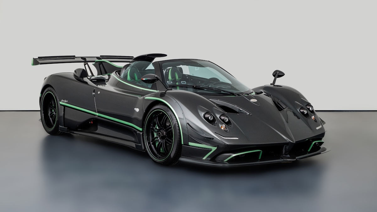 Detalhe do motor V12 AMG do Pagani Zonda, bloco em alumínio exposto