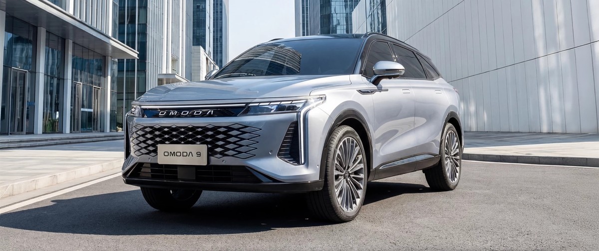 Omoda 9 destaca-se pelo design e pela tecnologia